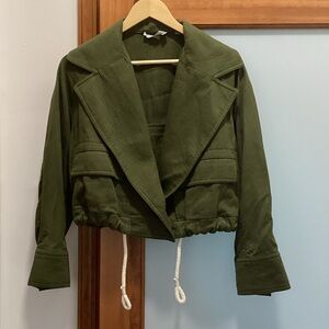Vince Dark Green Utility Jacket